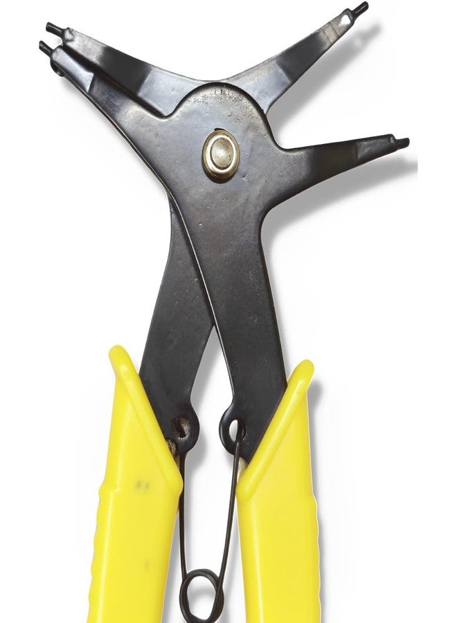 ziodic كماشة حلقات تثبيت متعددة الوظائف 2 في 1 من زيوديك، نوع رباعي الاتجاهات، كماشة حلقات تثبيت 7 بوصة، أداة يدوية متعددة الأغراض، سعة من 10 إلى 40 مم - Image 3